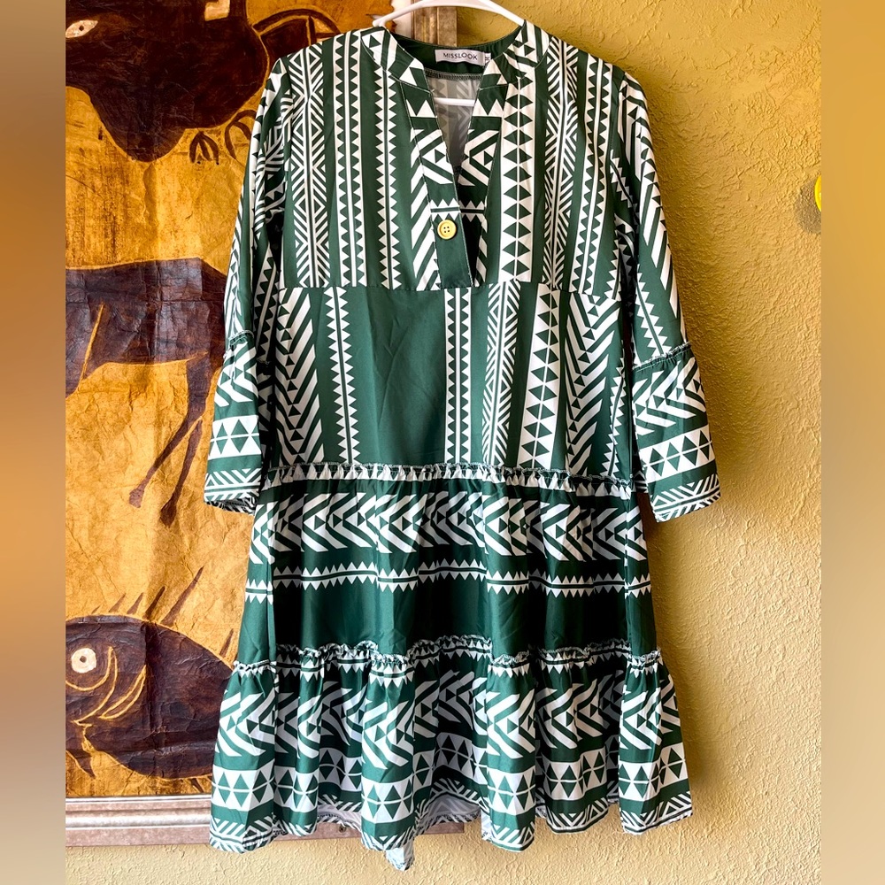 Beautiful green flirty dress